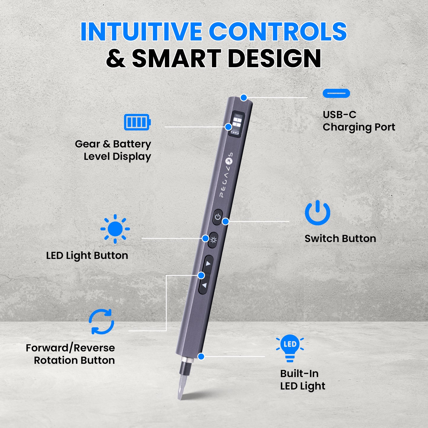 Pegazos Precision Electric Screwdriver