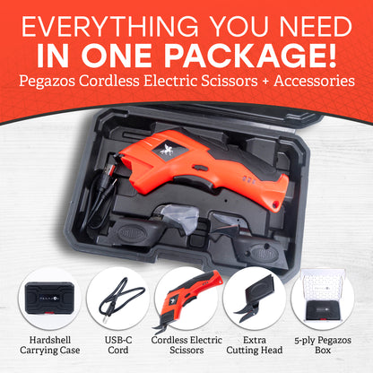 Pegazos Electric Scissor Red