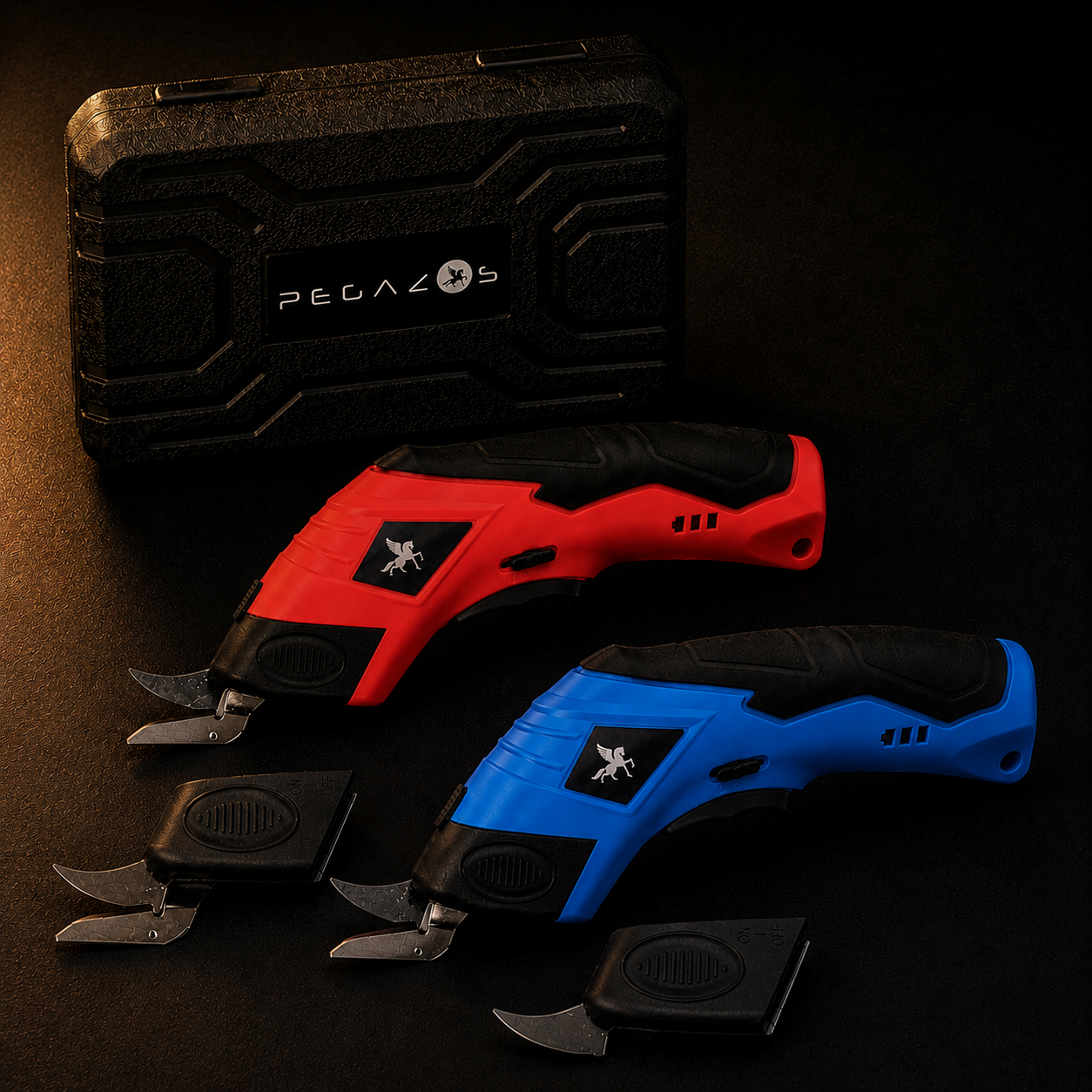 Red Electric Scissors + Blue Electric Scissors